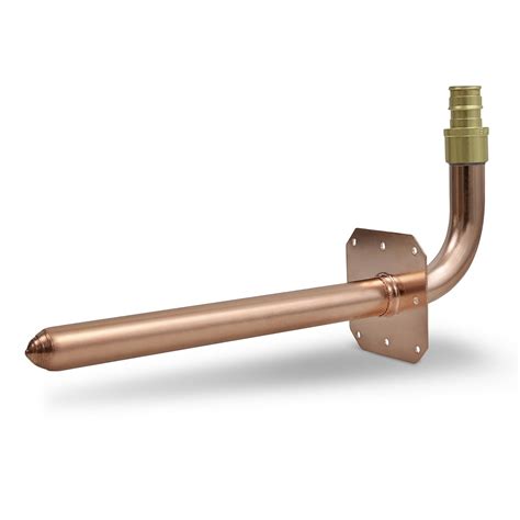 Pex-A Expansion Copper Stub Out Elbow with Flange 1/2" x 3-1/2" x 8 ...