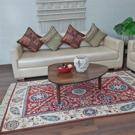 Faux Silk Carpet Traditional Beautiful Persian Design – Carpet for Liv ...