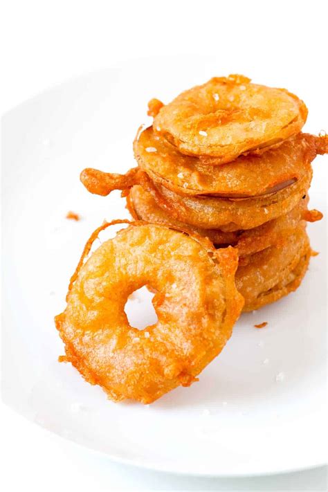 Crispy Beer Battered Fried Apples Recipe
