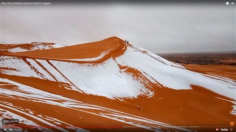 Sahara Desert Snow
