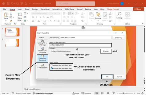 Automatically Open Hyperlink in PowerPoint 的图像结果