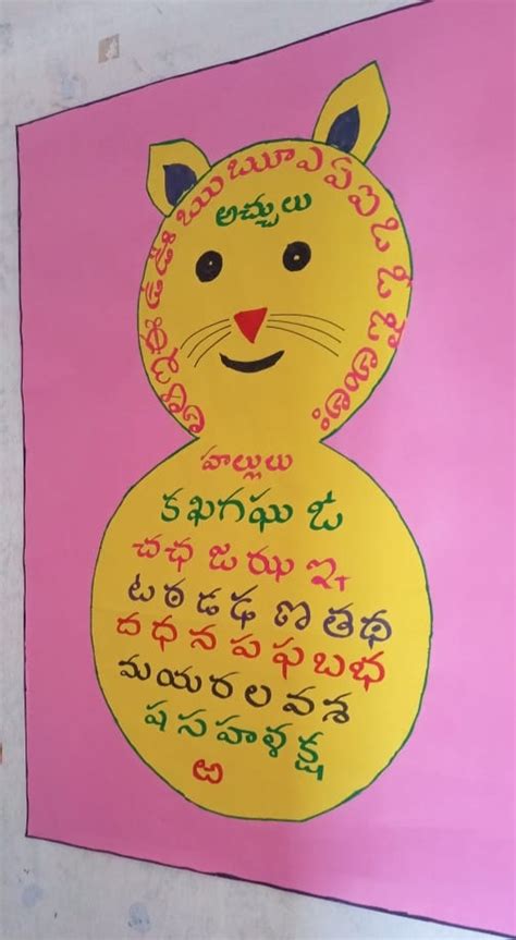 Telugu TLM prepared by Teachers and Students