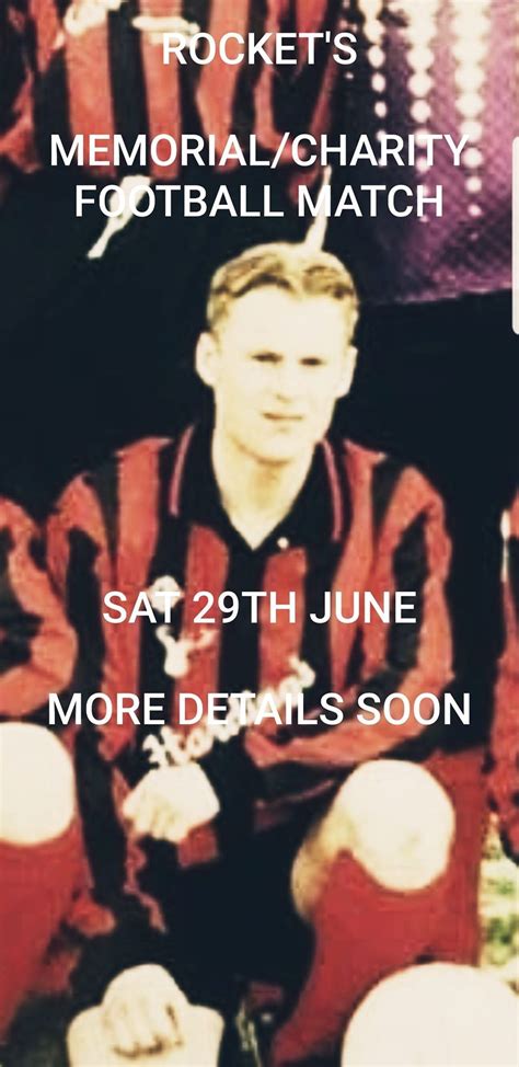 Rockets Memorial/Charity Football Match, Lynton Football Club, Holman ...