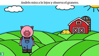 Spanish Grammar Activity | AR Verbs Story & Coloring | El cerdo que no ...