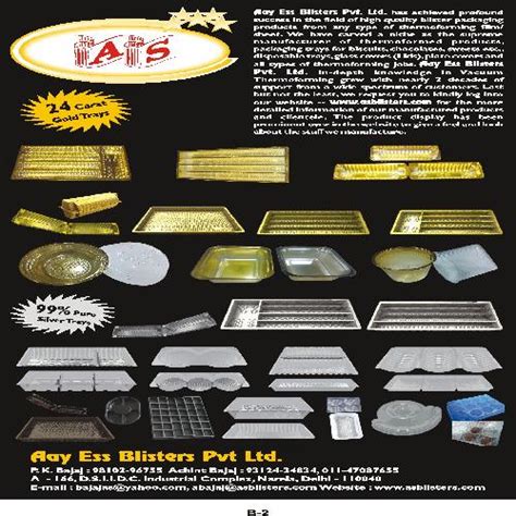 AAY ESS BLISTERS PVT. LTD. | Food Packaging Products and Printers ...