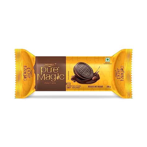 Britannia Pure Magic Choco Creme Biscuits, 100 g : Amazon.in: Grocery ...