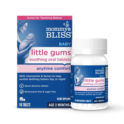 Mommy's Bliss Baby Little Gums Soothing Oral Tablets - Shop Teething at H-E-B