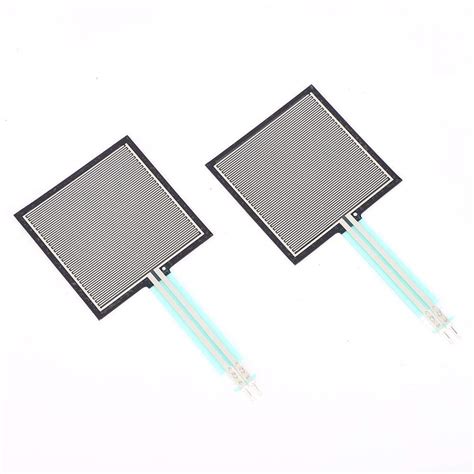 Buy 2pcs Square Force-Sensitive Resistor Flexible Film Pressure Sensor ...