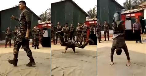 Check Out The Viral Video Of An Indian Soldier Dancing To A Bollywood Song