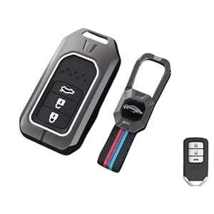 Contacts Metal Silicon Key Cover Compatible with Honda City, Civic ...