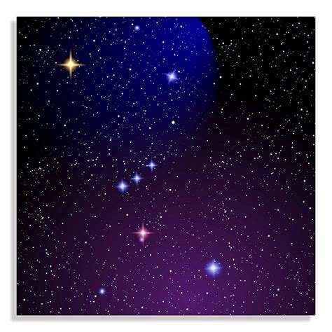 Snoogg Canvas Wall Art Painting Orion Nebula UnFramed Decor For Home ...