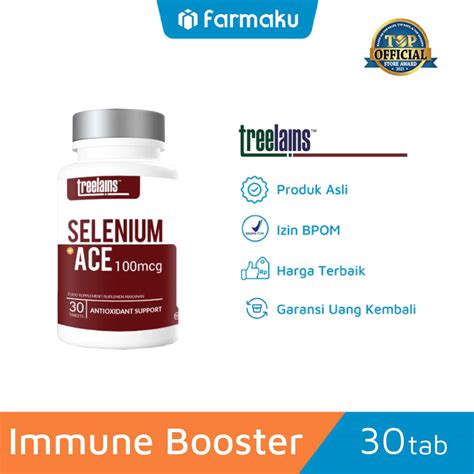 Treelains Selenium ACE 100 mg 30 Tablet | Farmaku