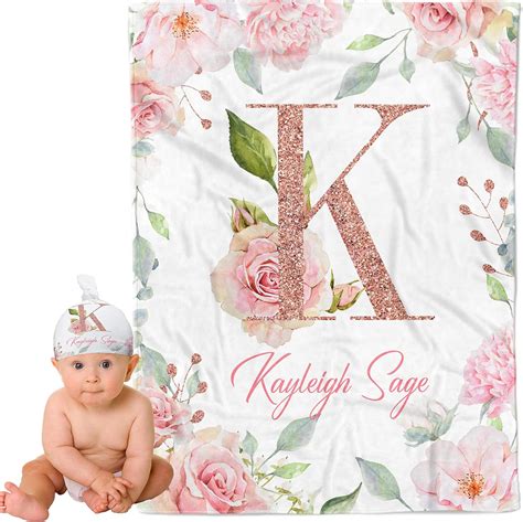 Amazon.com: Capmome Personalized Baby Blankets for Boys Girls ...