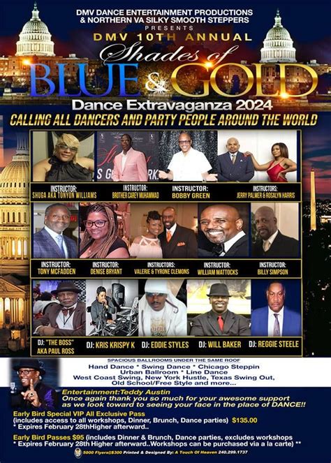 DMV 10th Anniversary of Shades of Blue and Gold Dance Extravaganza ...