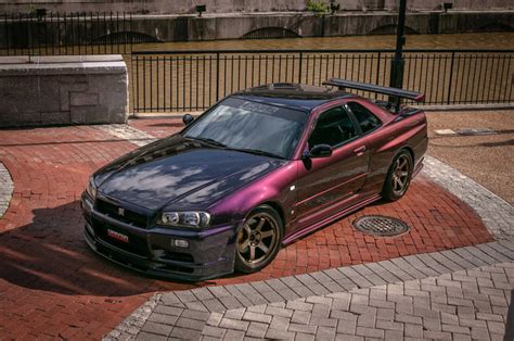 Midnight Purple R34 GT-R Nissan - 9GAG
