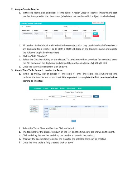 TIME TABLE MODULE- EMIS PORTAL | TAMILNADU TEACHER ASSOCIATION