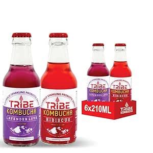 Tribe Kombucha Naturally Sparkling Herbal Tea | Probiotic Super Drink ...