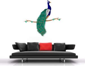 Day Decals 61 cm National Bird (Peacock) Self Adhesive Sticker Price in ...