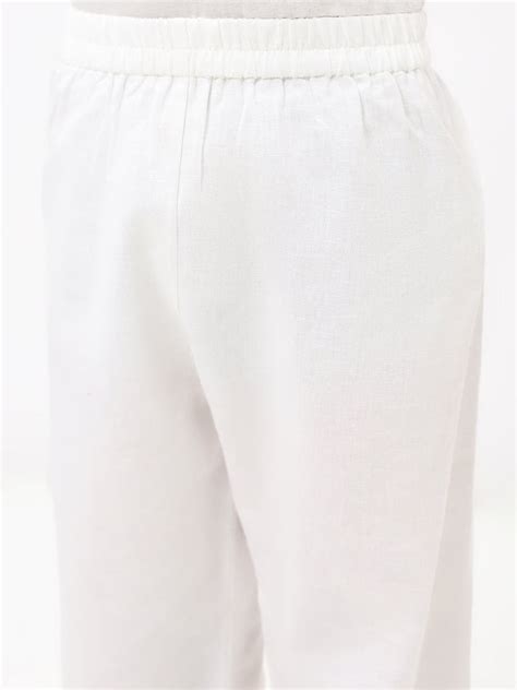 Boys Cotton Linen Yellow Embroidered Kurta Set – Spunkies