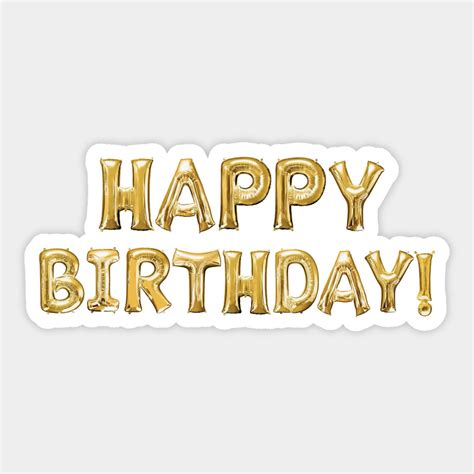Happy birthday balloons sticker – Artofit