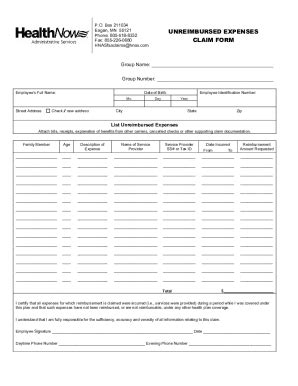 Fillable Online About UsHealthNow Administrative Services Fax Email ...