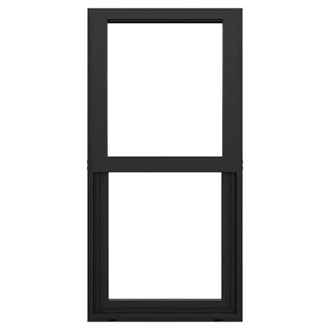 JELD-WEN C-3500 35-1/2-in x 35-1/2-in Black Exterior Composite New ...