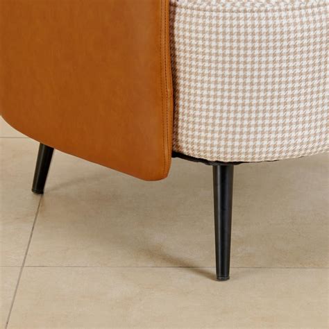 Buy Fern Living Fabric Accent Chair - Brown from Home Centre at just ...
