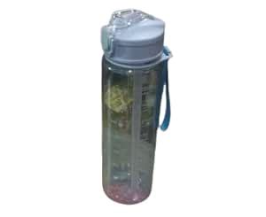 Motivational Water Bottle With Time & Capacity Marker Leakproof ...