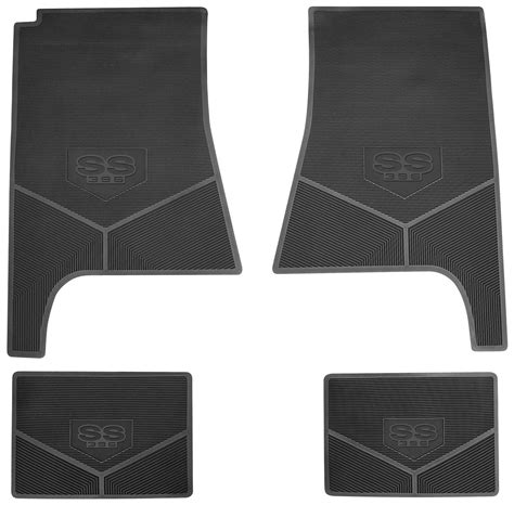 Legendary Auto Interiors - Floor Mats, Rubber, 1968-72 Chevelle/Malibu ...