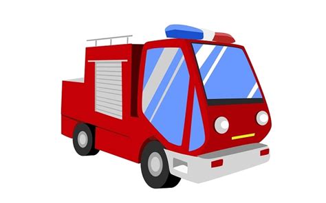 卡通消防车素材-卡通消防车图片-卡通消防车素材图片下载-第2页-觅知网