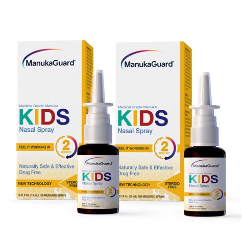Kids Nasal Spray, 2-Pack Bundle – ManukaGuard