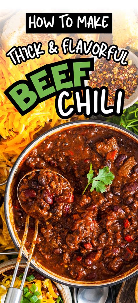 Hearty Beef Chili - xoxoBella