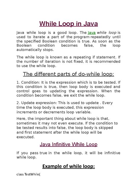 Image result for Boucle While Java