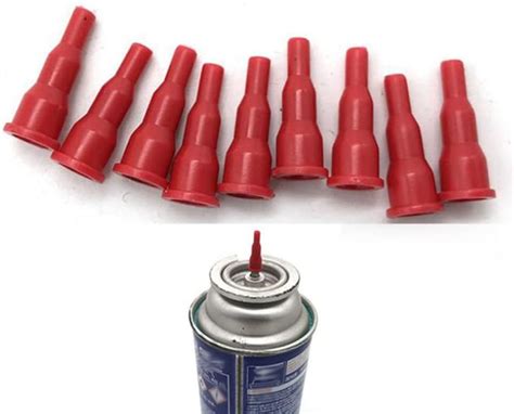 Buy JEROME 20 Butane Cassette Gas Tank Adapters Valve Type Torch Nozzle ...