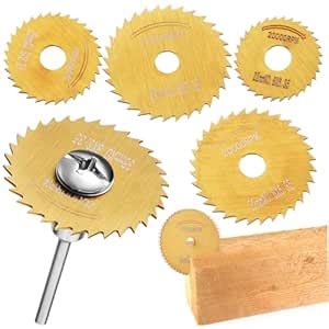 Hoement Cutting Wheel Set 8pcs Steel Cutting Discs Circular Saw Blades ...