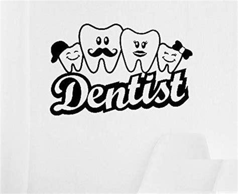 Roonir Dental Wall Stickers for Clinic Dentist Teeth Family Wall ...