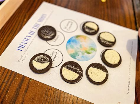 Oreo Moon Phase Activity - STEM Supplies - Worksheets Library