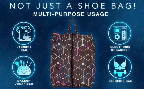 Buy Trajectory Shoe Bags for Shoe Storage Organizer with Zipper and ...