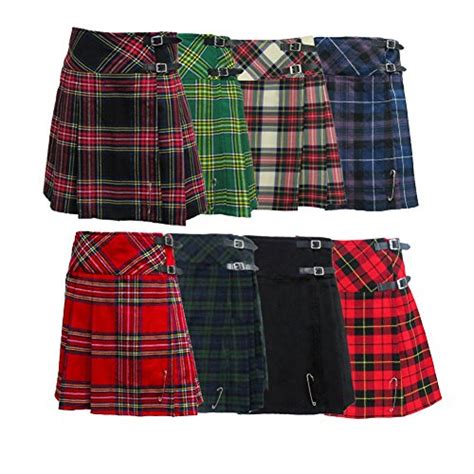 Tartanista Womens 16.5 In Plaid Tartan Mini Kilt Skirt Royal Stewart 14 US At Womenu2019s Clothing Store