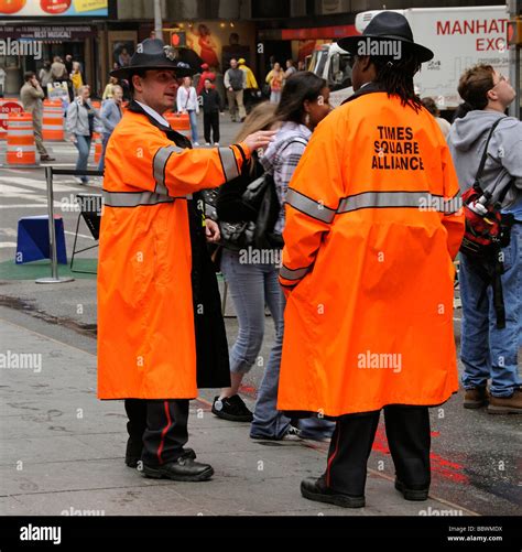 Public Safety Officers PSOs on Times Square new York USA Stock Photo ...