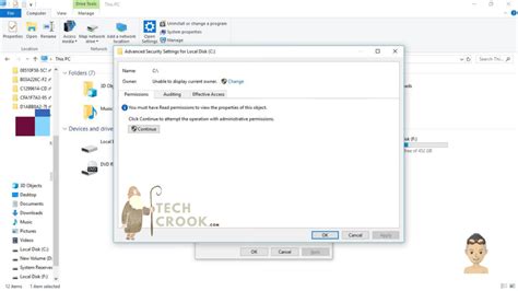 Advanced Security Setting for Local Disk C 的图像结果