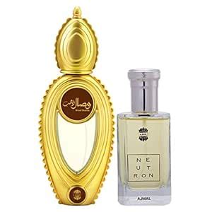 Ajmal Wisal Dhahab EDP Fruity Floral Perfume 50ml for Men and Neutron ...