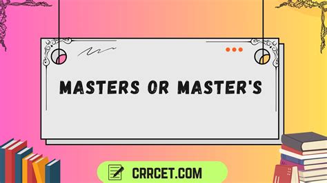 Master’s Degree vs Masters Degree: What’s the Difference? (Clear Guide ...