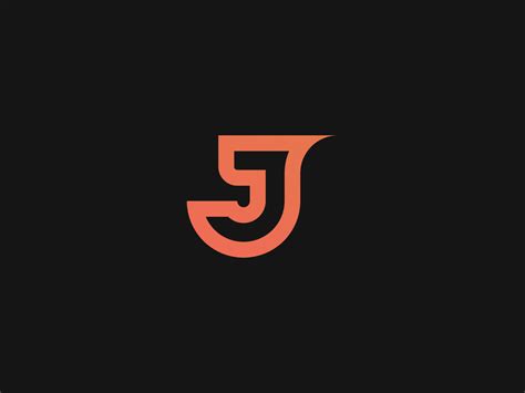 J golden letter logo design with circle swoosh Vector Image