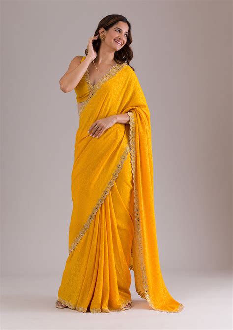 Crepe Saree - Buy Pure Crepe Sarees For Women Online – Koskii