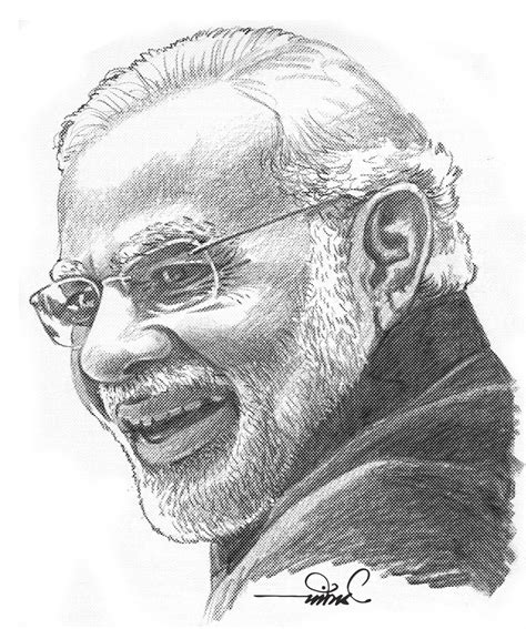 Image result for Narendra Modi Drawing