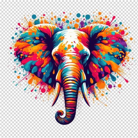 Image result for Colorful Elephant Pattern