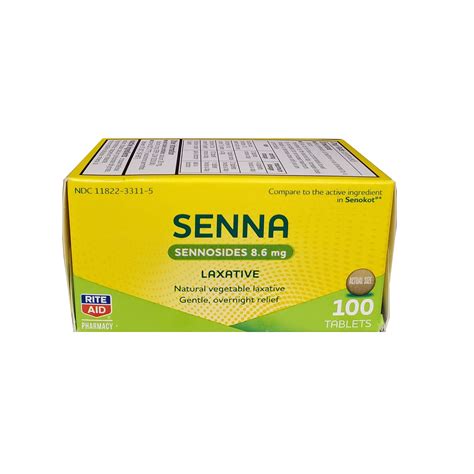 Information On Senna Laxative Tablets