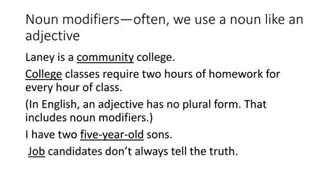 Image result for Modifying Nouns