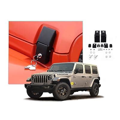 Buy CDEFG Car Hood Latch Locking Hood Catch with Key Lock Catch Kit for ...